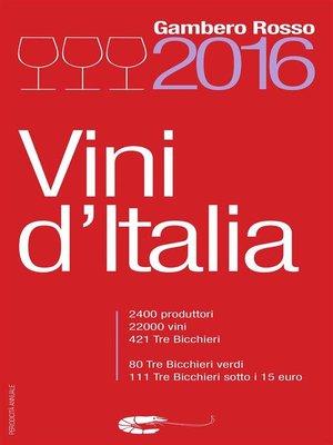 cover image of Vini d'Italia 2016